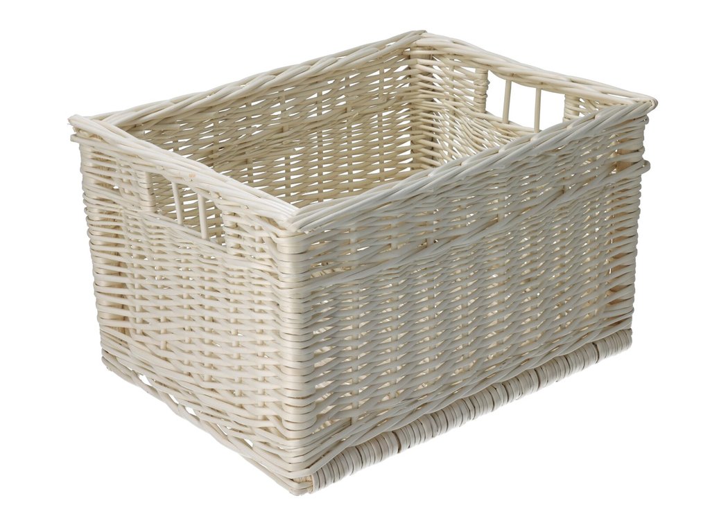 Korb-Schublade weiß 40 x 30 x 23 cm