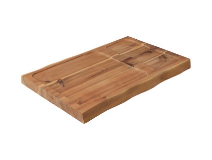 Servierbrett aus Akazienholz 37,5 x 24 cm