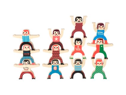 Balancierspiel Zirkusakrobaten