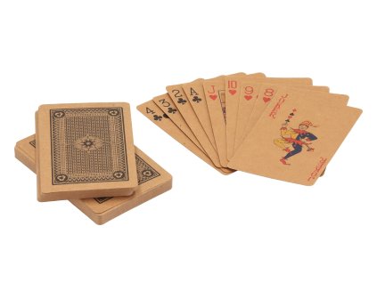 Spielkartenset aus recyceltem Papier