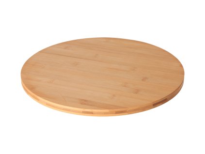 Dreh-Servierplatte aus Bambus