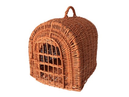 Katzen-Transportkorb aus Weidenruten