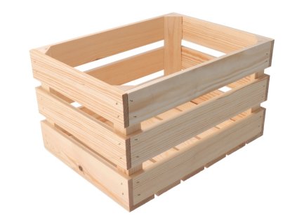 Holzkiste 40 x 30 x 23 cm – ohne Griff