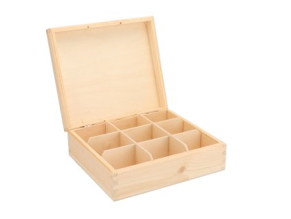 Tee Holzbox (9 Fächer)