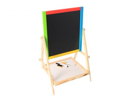 Doppelseitige Holztafel – Kreide und Marker