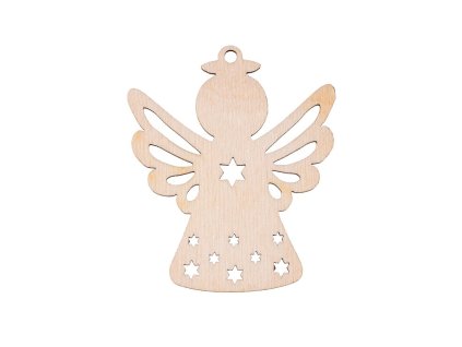 Weihnachtsschmuck aus Holz – Engel I