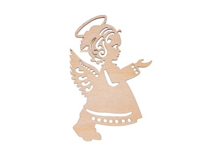 Weihnachtsschmuck aus Holz – Engel II