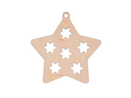 5211 1 drevena vanocni ozdoba hvezda