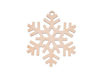 5202 1 drevena vanocni ozdoba vlocka