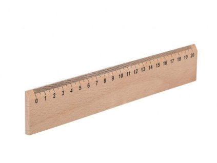 Holzlineal 20 cm