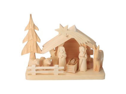 Krippe aus Holz XXVII