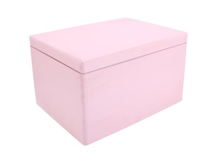 7113 2 dreveny box s vikem 40x30x23 cm ruzovy