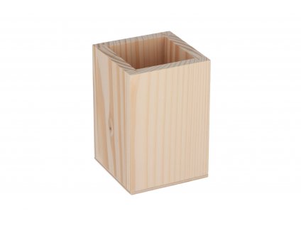 Quadratischer Ständer aus Holz