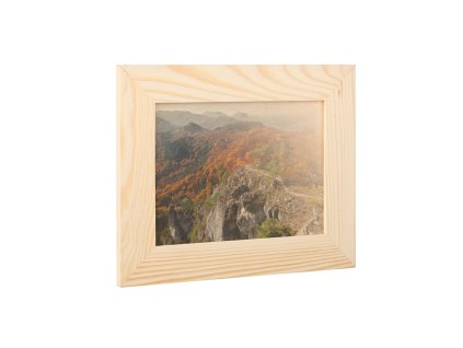 Holz-Bilderrahmen für die Wand 28 x 22 cm