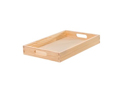 Serviertablett aus Holz 39 x 25 cm