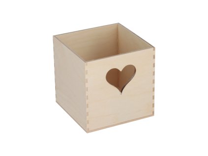 Holzständer mit Herz