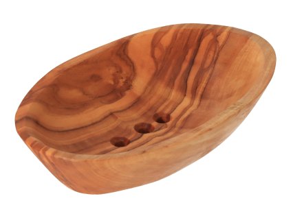 Seifenschale aus Olivenholz oval