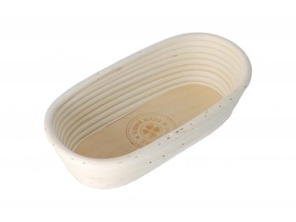 Ovaler Rattan-Brotkorb 32 x 15 x 9 cm – HOME MADE