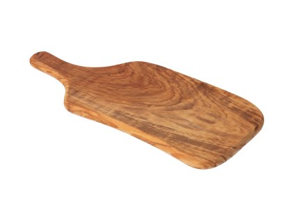 Schneidebrett aus Olivenholz mit Griff
