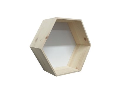 Naturregal – Sechseck 31 x 27 x 13 cm