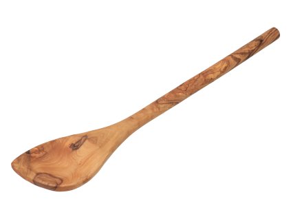 Kochlöffel aus Olivenholz mit Ecke 30 cm
