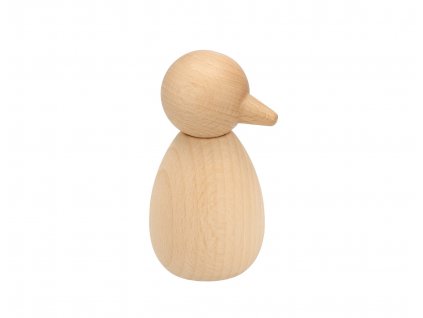Große Vogel-Holzfigur