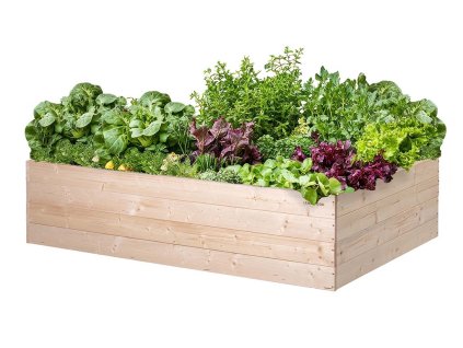 Hochbeet aus Holz 160 x 100 x 40 cm