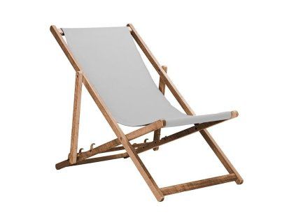 57247 2 drevene zahradni lehatko morene svetle sede