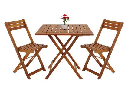 Balkon-Set aus Akazienholz