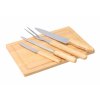 4-teiliges Grillset mit Schneidebrett
