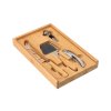 Bambus Set für Käse und Wein