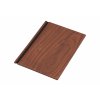 Holzplatte für Speisekarte A4 – Nussbaum