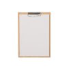 Holzplatte mit Clip A4 – Eiche