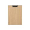 Holzplatte mit Clip A4 – Eiche