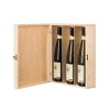 Holzbox für 3 Weinflaschen XII