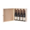 Holzbox für 4 Weinflaschen