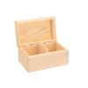 Tee Holzbox (2 Fächer)