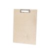 Schreibblock aus Holz mit Clip A4