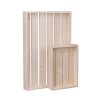Holzkisten – 2er-Set (56 x 36 x 6 cm + 32 x 22 x 6 cm)