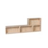 Holzkisten-Wohnwand 160 x 60 x 24 cm