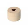 Mini-Holzdose mit Herz