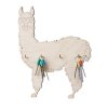 Schlüsselbrett aus Holz – Lama