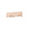 Wandgarderobe aus Holz 20 cm