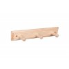 Wandgarderobe aus Holz 30 cm