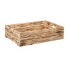 Holzkiste geflammt 60 x 39 x 15 cm
