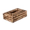 Geflammte Holzkisten Fichte II – 3er-Set