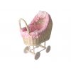 Rattan Puppenwagen weiß