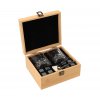 Whisky-Set in Bambus-Box