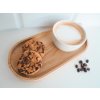 55822 2 dreveny podnos 25 x 12 cm dub
