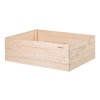 Hochbeet aus Holz 120 x 80 x 40 cm